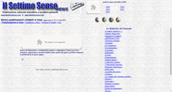 Desktop Screenshot of giornale.ilsettimosenso.com