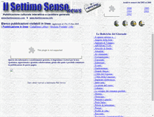 Tablet Screenshot of giornale.ilsettimosenso.com